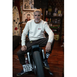 Sudadera Blanca Lettering