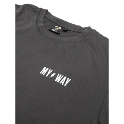 Camiseta Negra Lettering