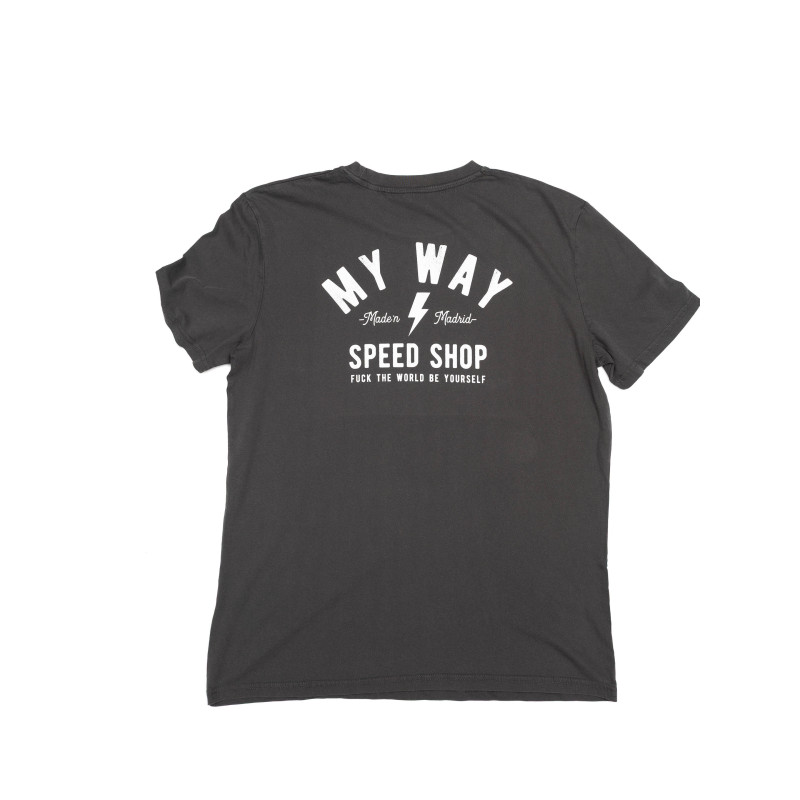 Camiseta Negra Lettering