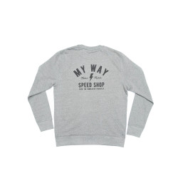 Sudadera Gris Lettering