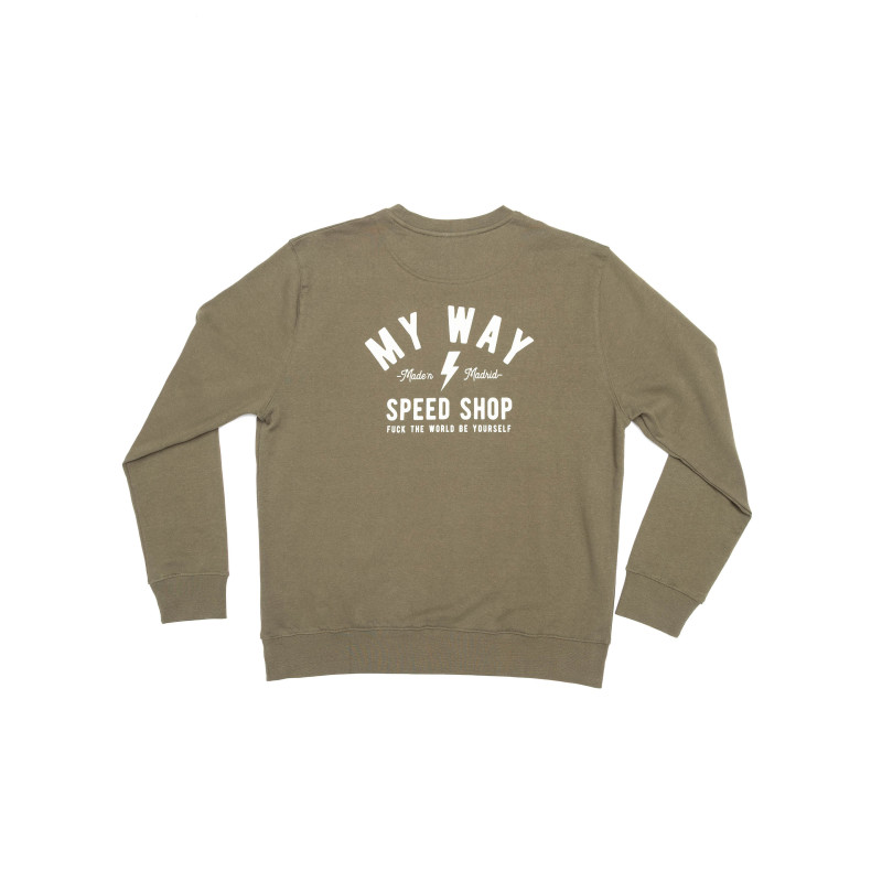 Sudadera Verde Lettering