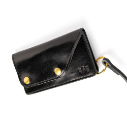 Leather Wallet with Strap