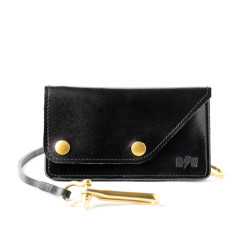Leather Wallet with Strap