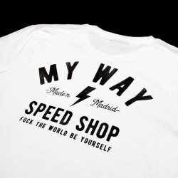 Camiseta Blanca Lettering