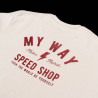 Sudadera Blanca Lettering