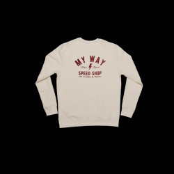 Sudadera Blanca Lettering