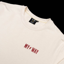 Sudadera Blanca Lettering